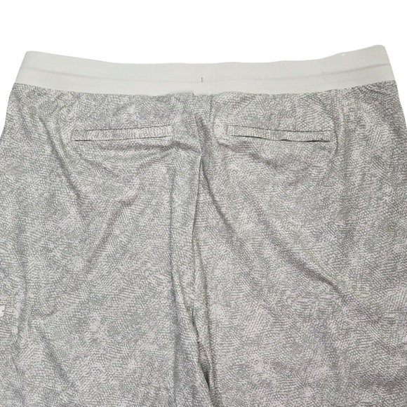 ATHLETA Venture Printed Pants Women’s Sz 20 Joggers Viper Gray Cream SActivewear - Picture 11 of 12